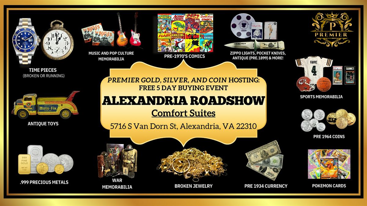 Alexandria, VA FREE 5- Day Event