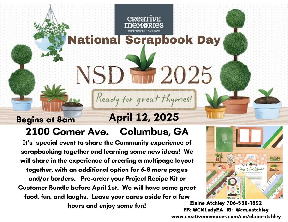 National Scrapbook Day Crop