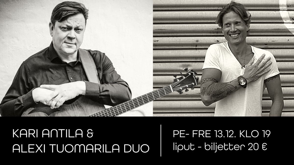 SWINGING FRIDAY: KARI ANTILA & ALEXI TUOMARILA DUO