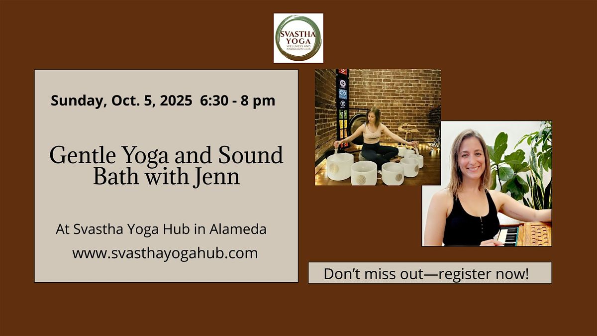 Gentle Yoga and Sound Bath with Jenn