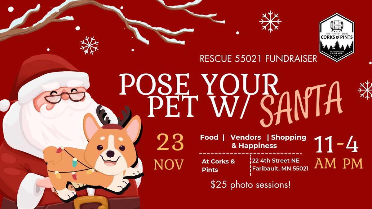 Pose your pet w\/ Santa!