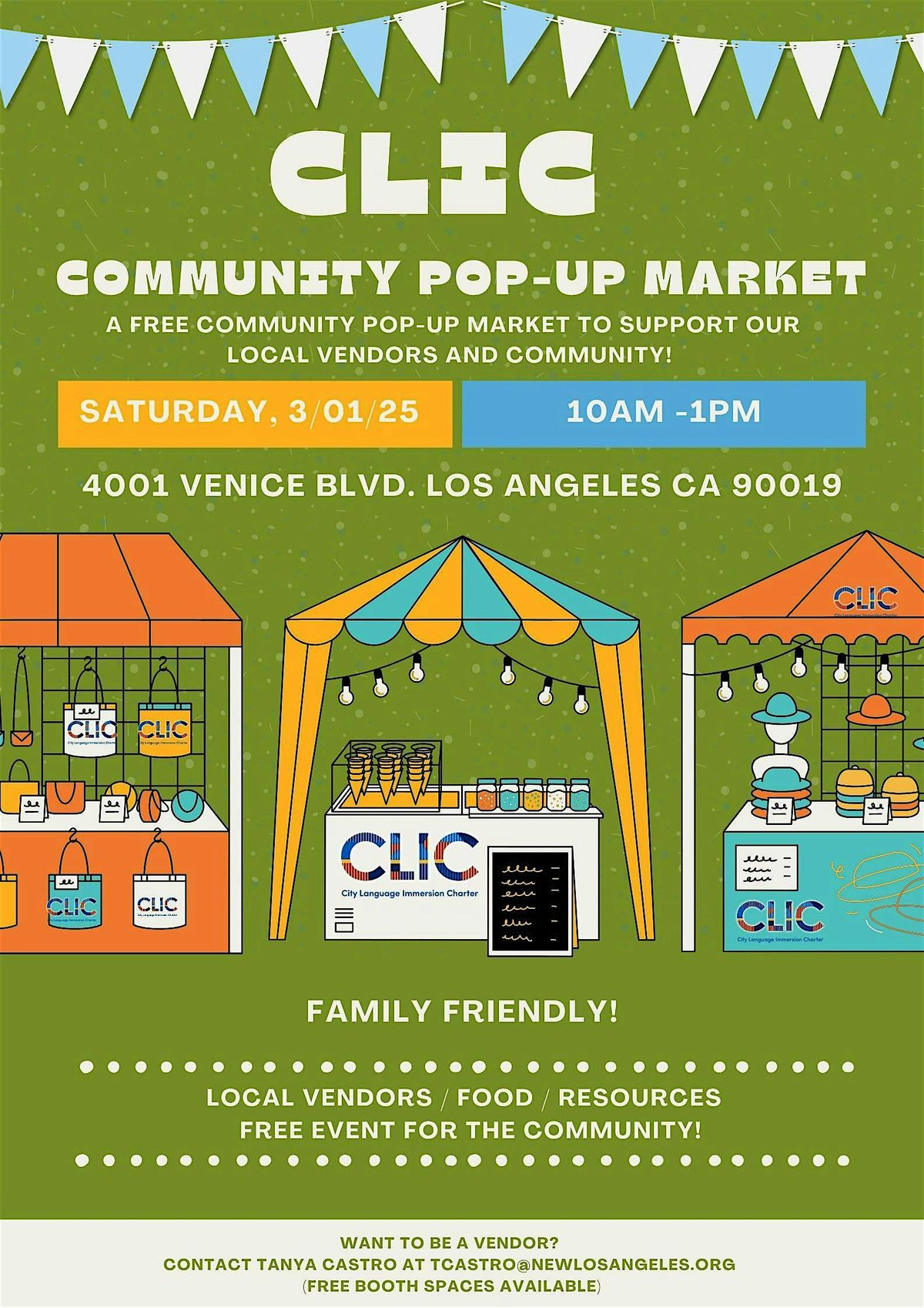 CLIC Community Pop-Up Market