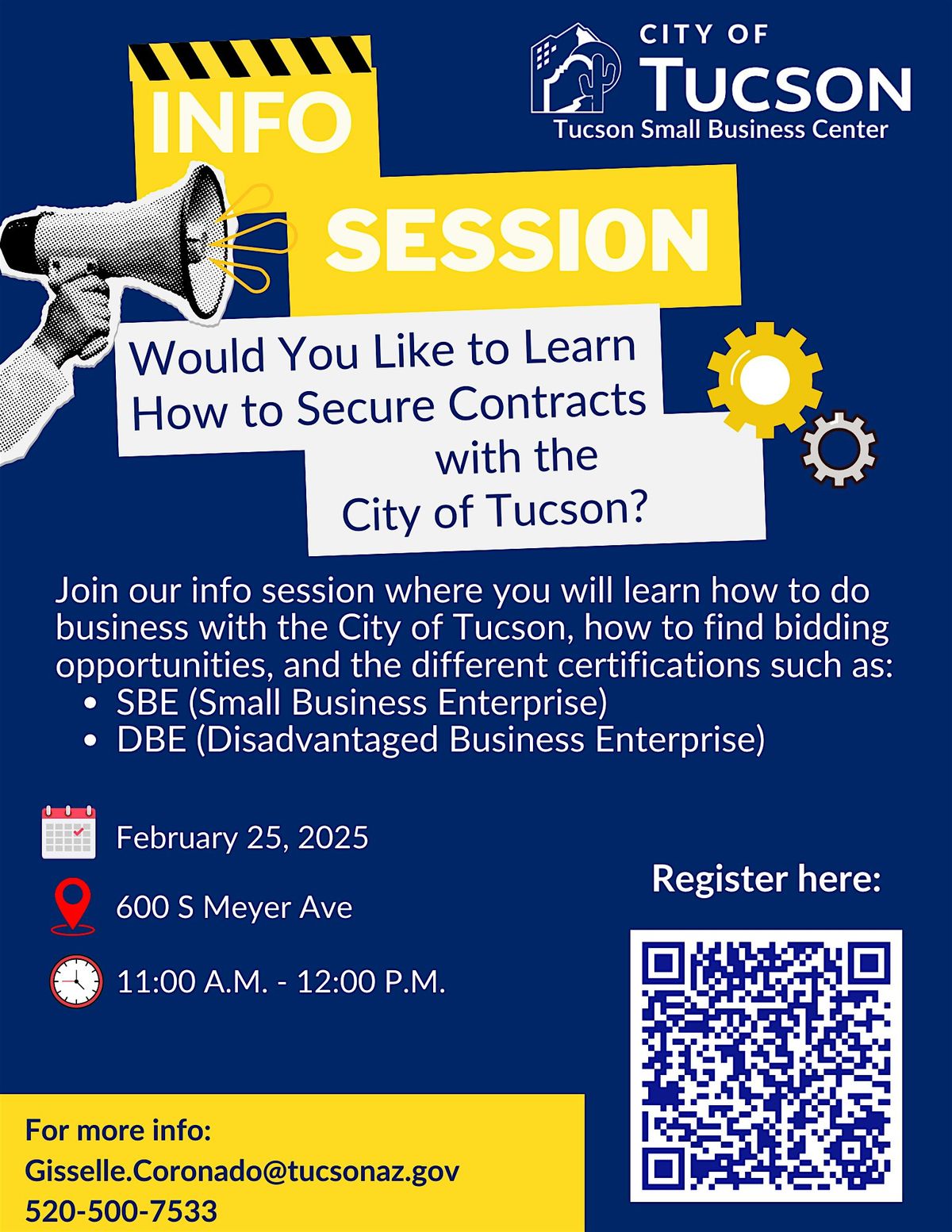 Info Session: Do Business With the City of Tucson