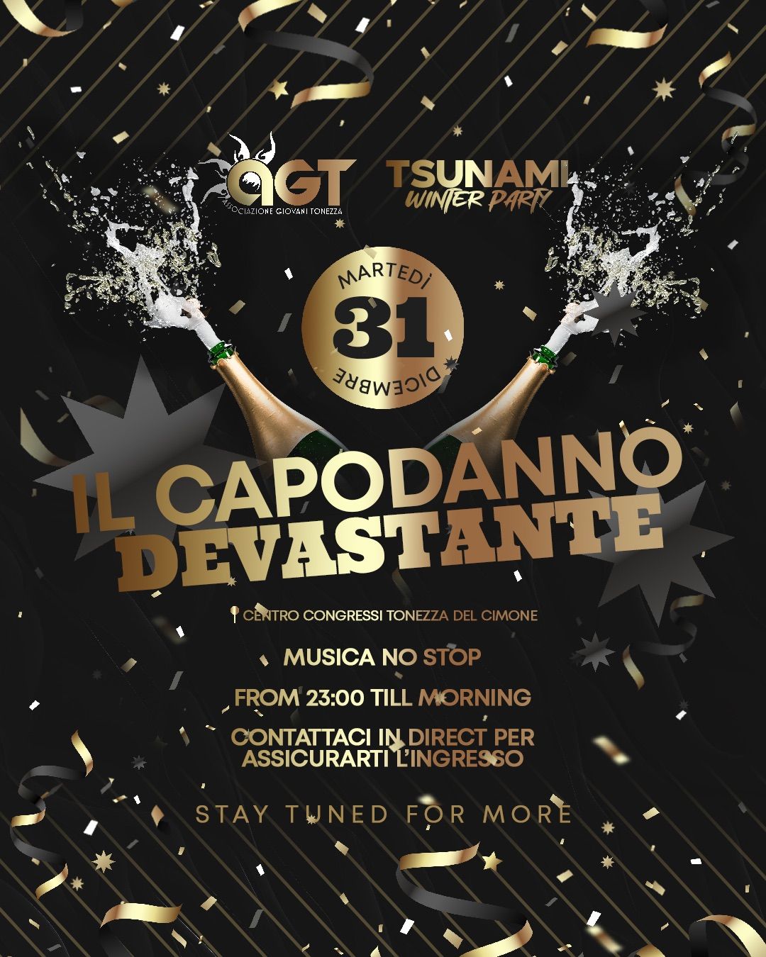 \u2744\ufe0fTSUNAMI WINTER PARTY \u2744\ufe0f IL CAPODANNO DEVASTANTE \ud83e\udde8\ud83c\udf7e