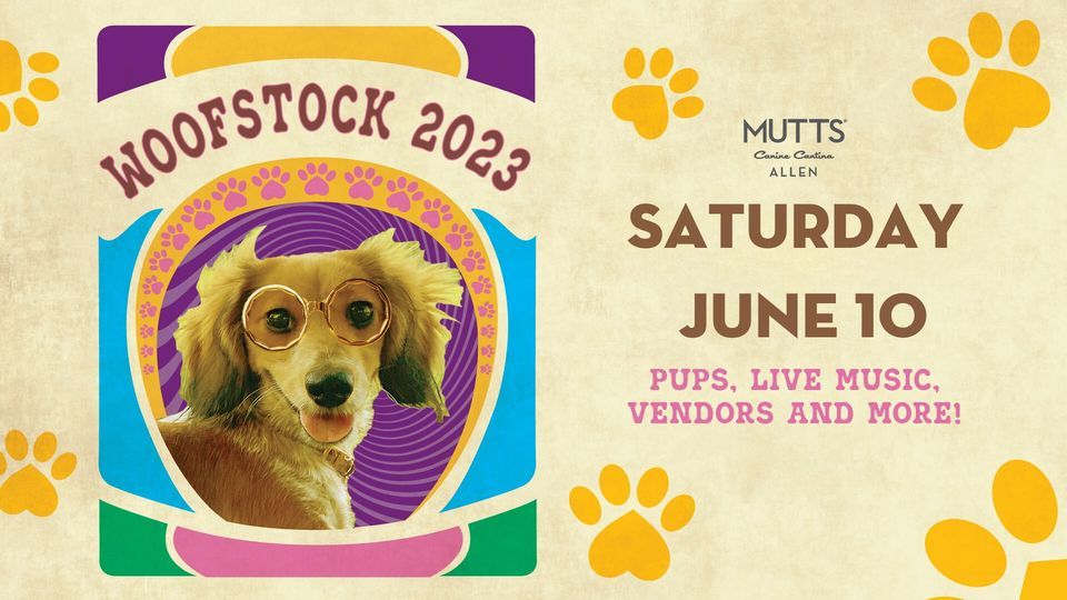 MUTTS Canine Cantina Allen Woofstock 2023, MUTTS Canine Cantina