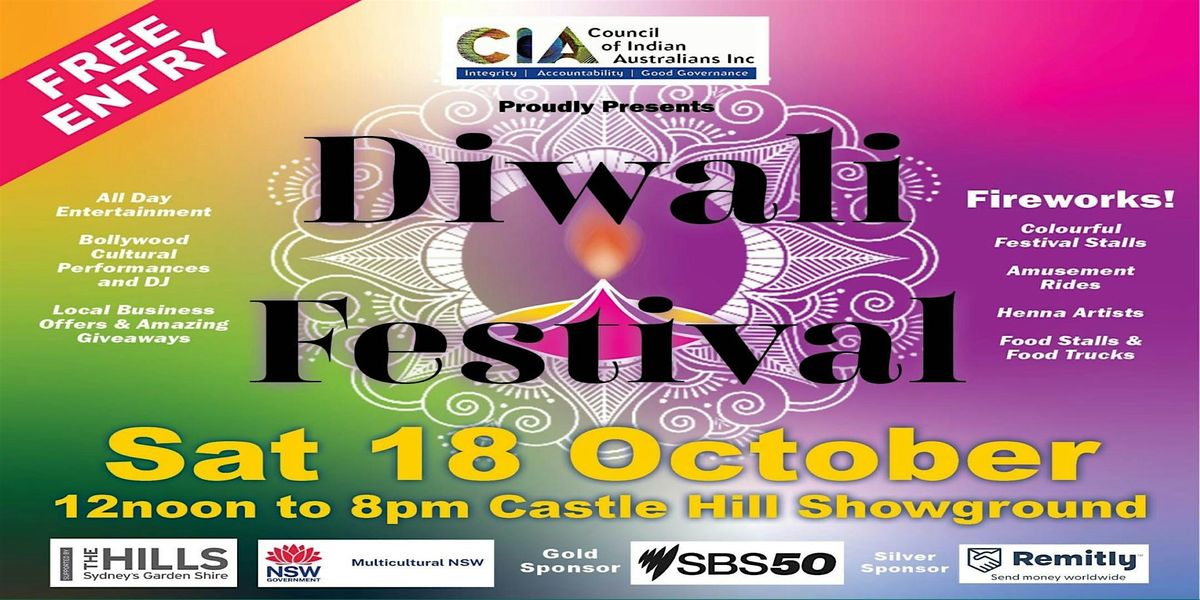 Diwali Festival 2025 - Castle Hill Showground