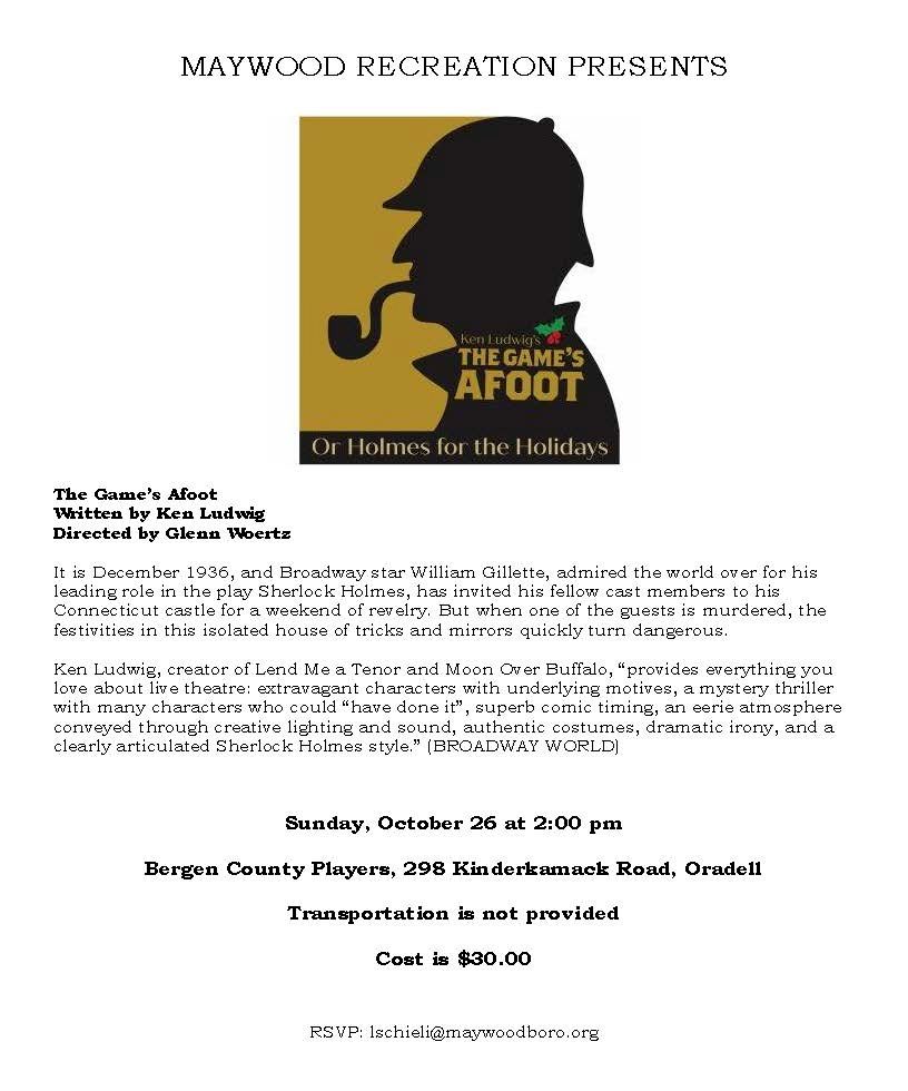 The Games Afoot at Capitol Civic Centre