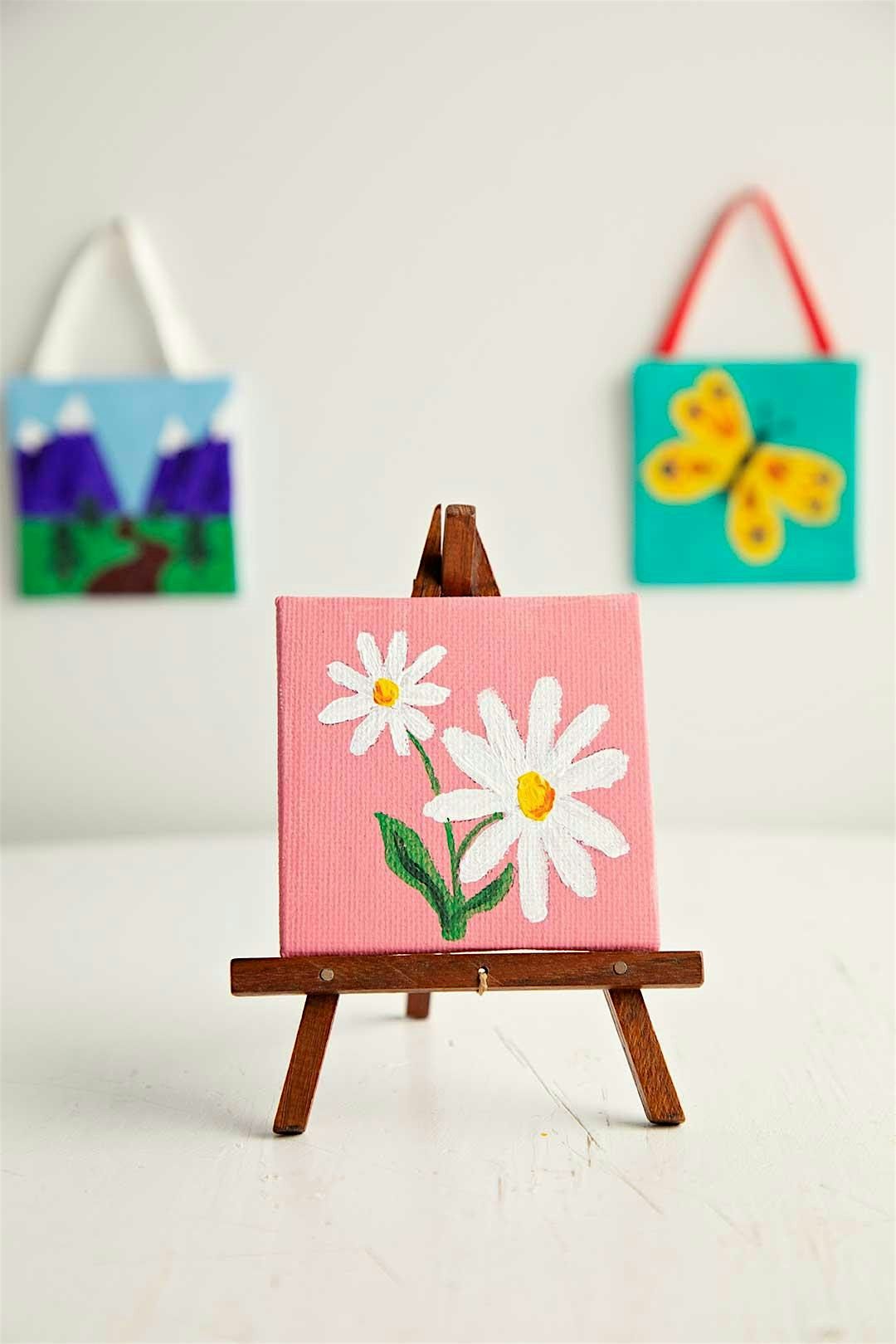 Petite Canvas Painting  at Le Petit Caf\u00e9