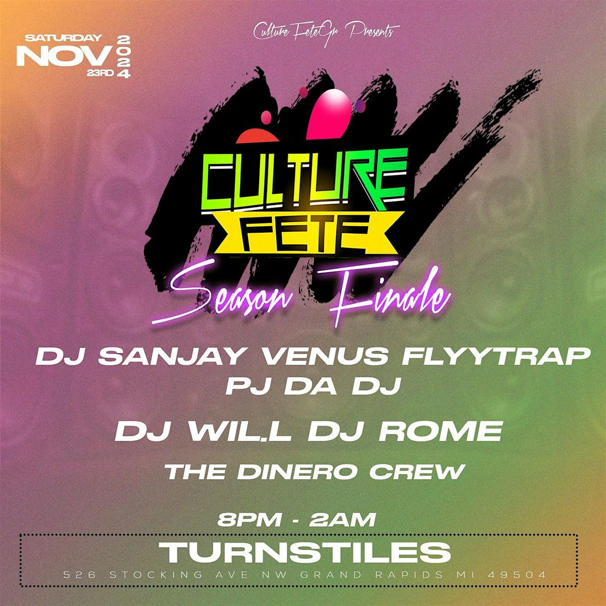 CULTURE FETE SEASON FINALE