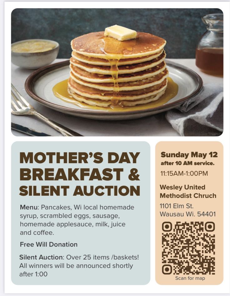 Mother\u2019s Day Breakfast and Silent Auction 