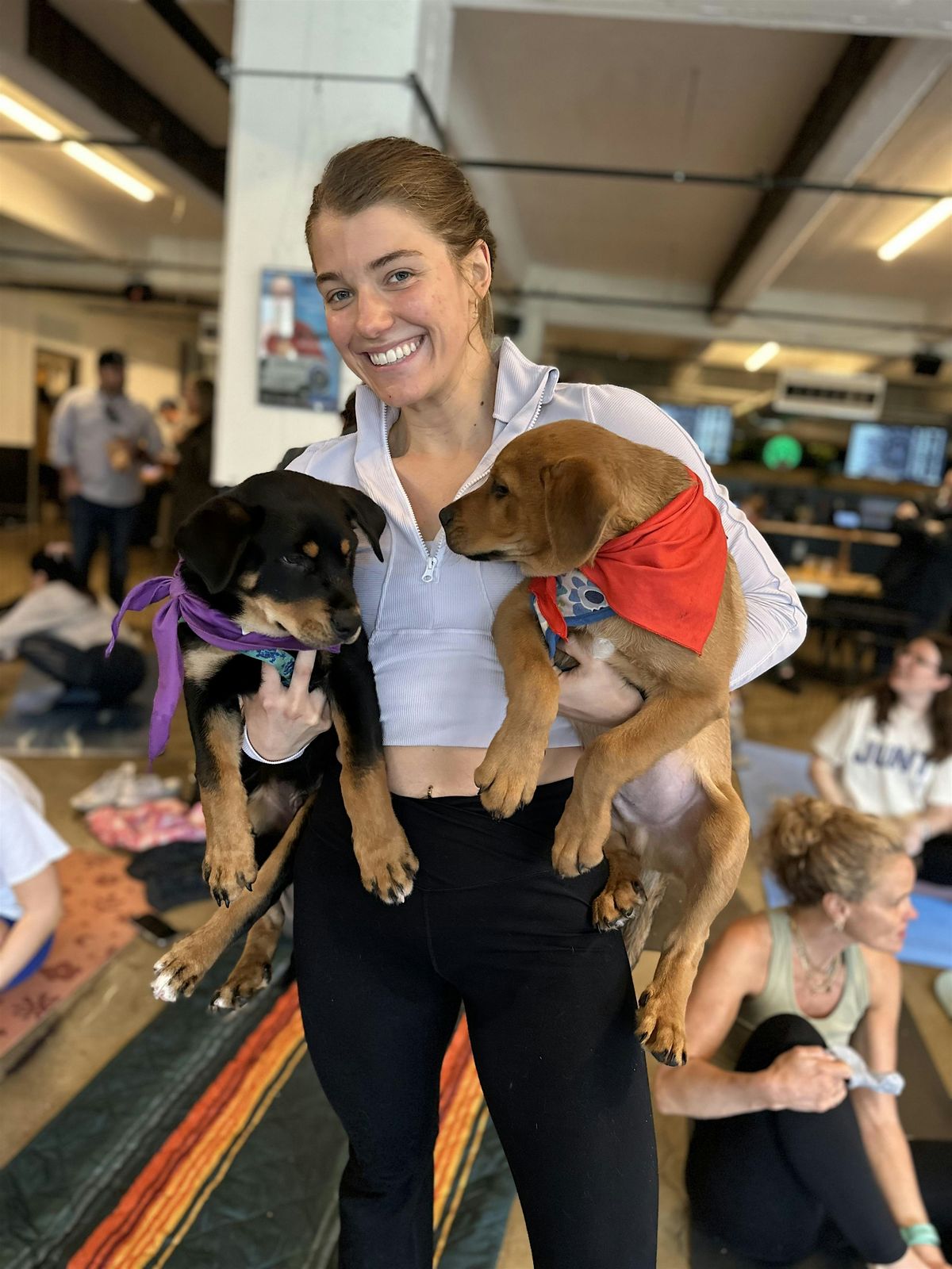Puppies and Yoga- with SANA Yoga