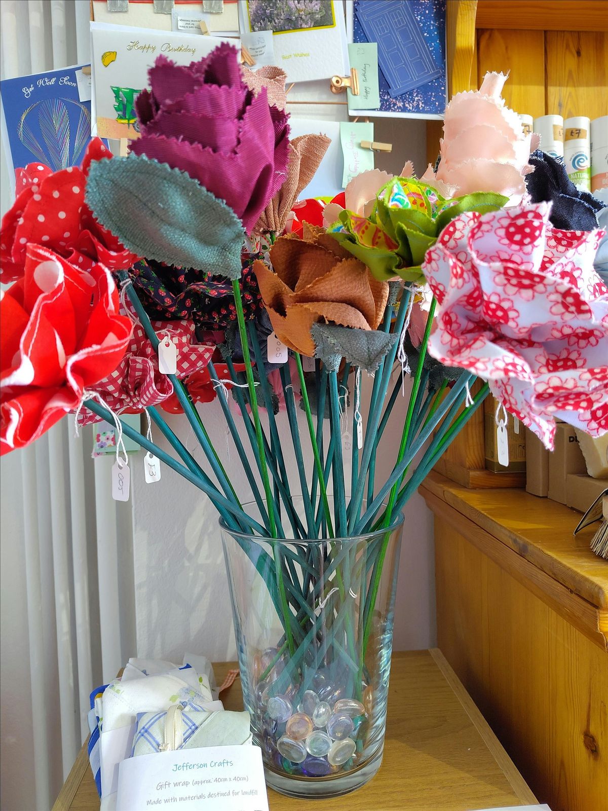 Learn to make fabric flowers