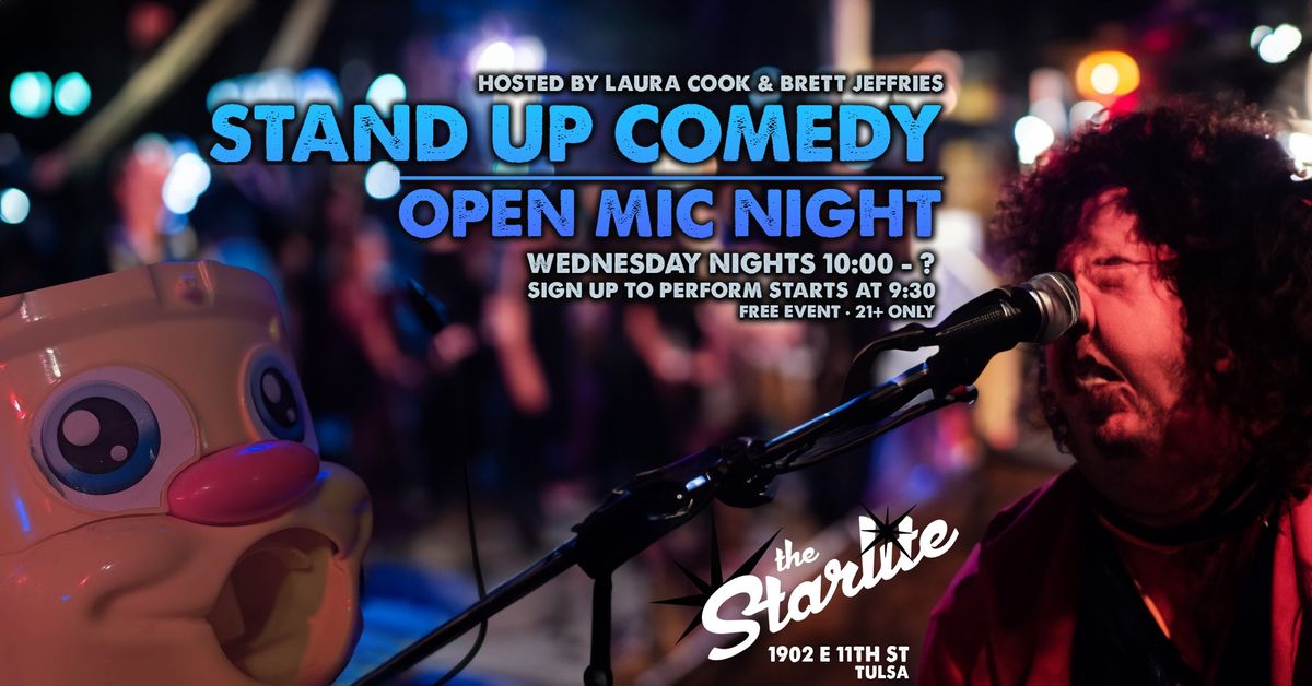 Open Mic Comedy \u2022 Wednesdays at The Starlite