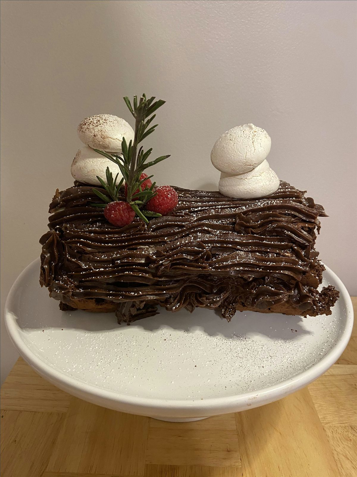 Signature Sweets Yule log- Buche de noel baking Class in Berea.