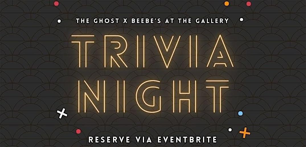 TRIVIA NIGHT  hosted by THE GHOST with guest bartender THURMAN THOMAS