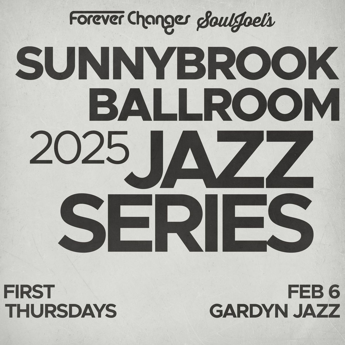 1st Thursday Jazz Series at SunnyBrook w\/ Gardyn Jazz Orchestra