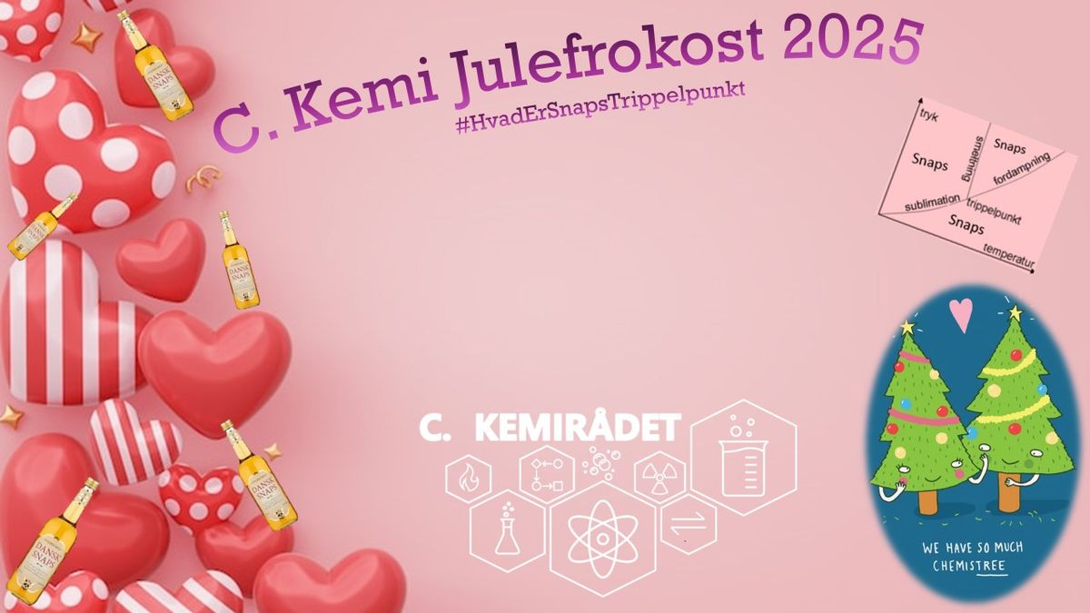 Valentines-Julefrokost C. Kemi 2025 #HvadErEndnuEndnuEngangSnapsTrippelpunkt