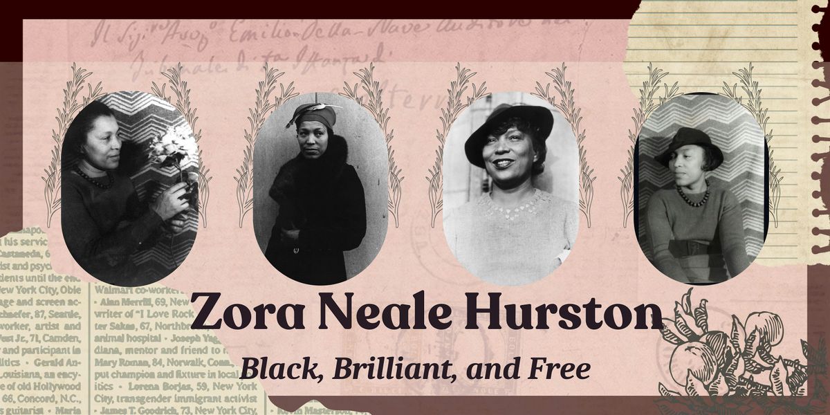 Black, Brilliant & Free\/An Ode to Zora:Dust Tracks On The Road(Zine Making)