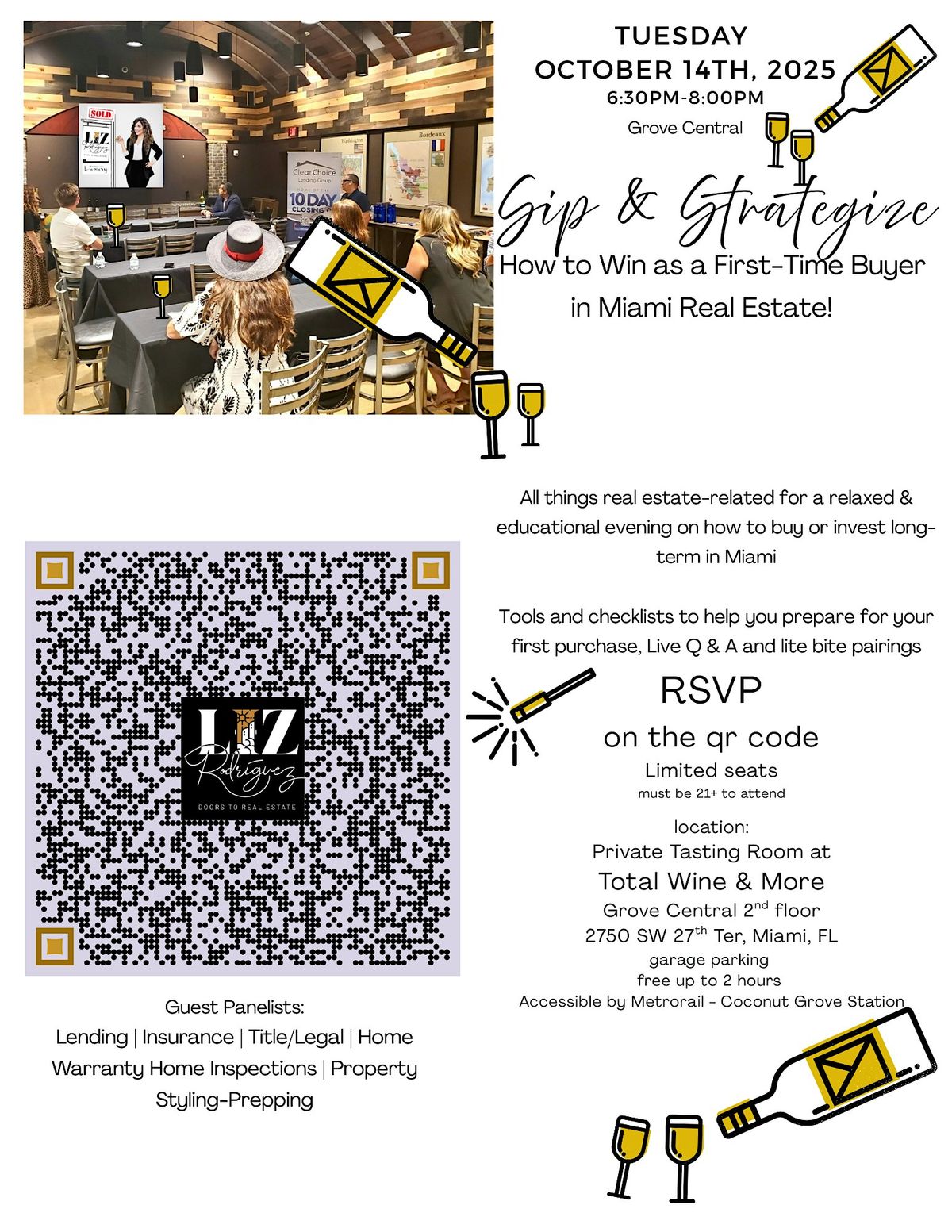 Sip & Strategize: How to Win as a First-Time Buyer in Miami \u2728