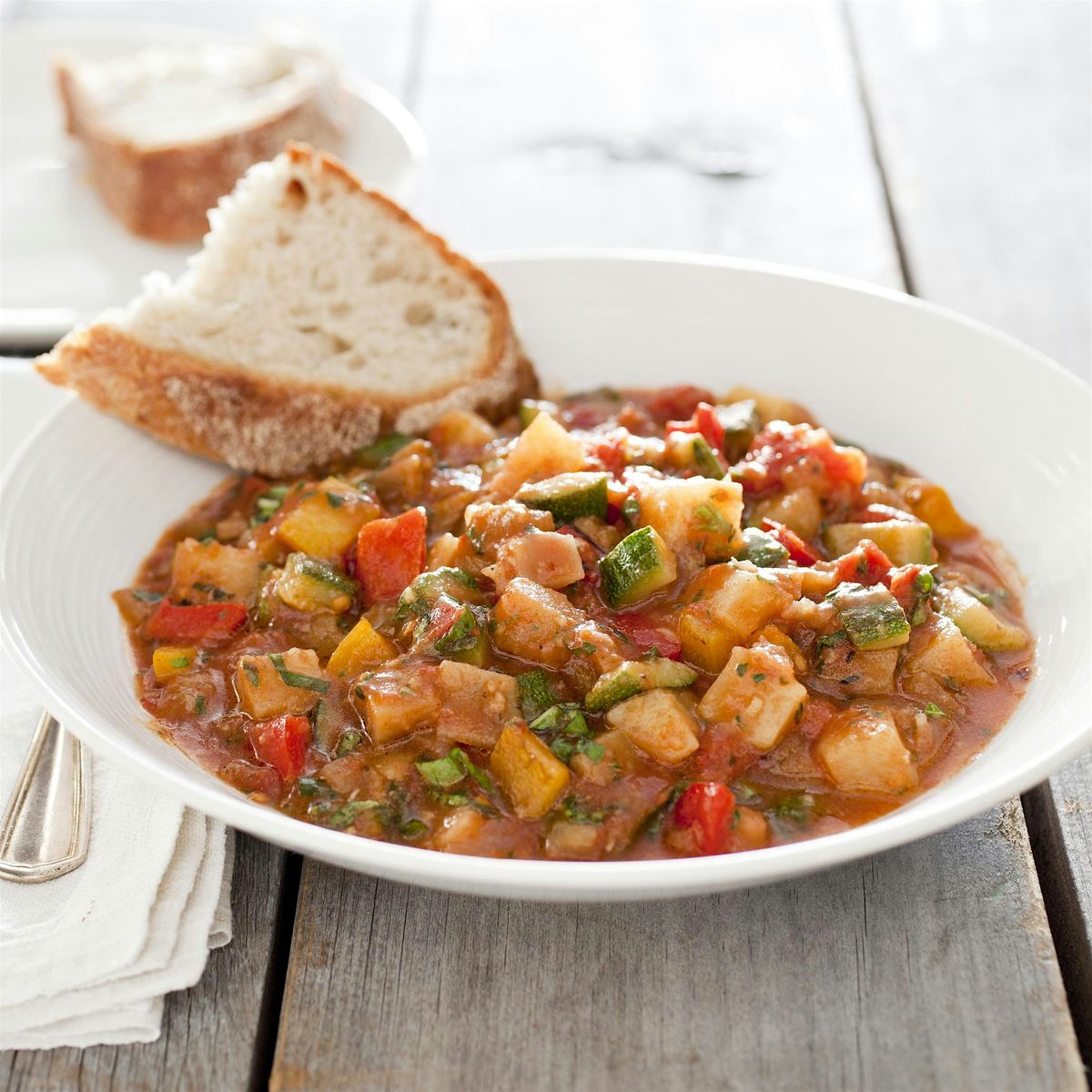 Ciambotta (Italian Summer Vegetable Stew) and Biscotti!