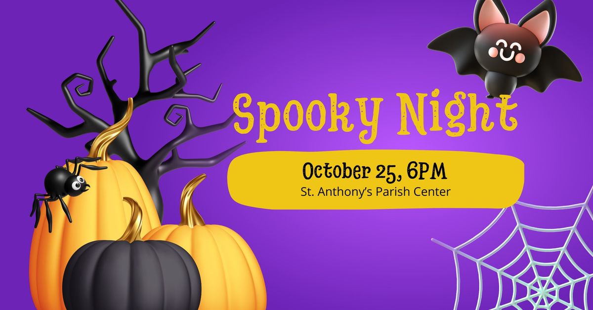 \ud83c\udf83\ud83d\udc7b Spooky Night at St. Anthony's! \ud83d\udc7b\ud83c\udf83