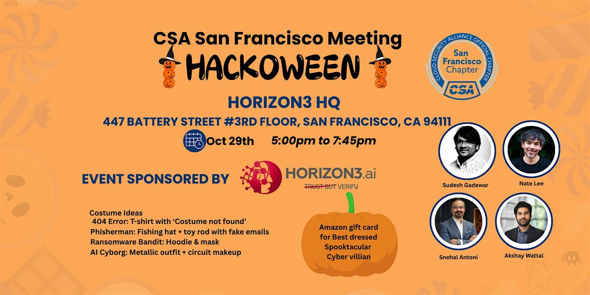 CSA San Francisco Chapter Meeting Oct 29th 2025
