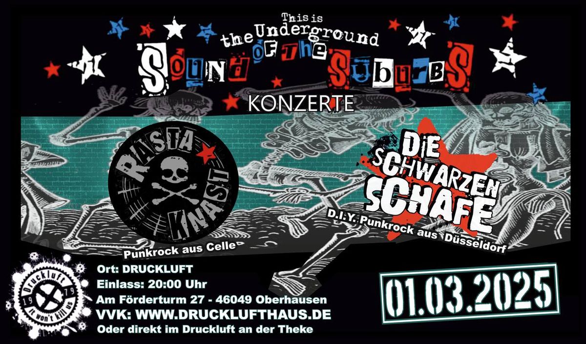 RASTA KNAST & Die Schwarzen Schafe | Druckluft Oberhausen