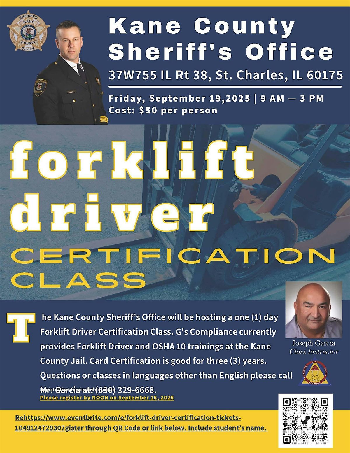 Forklift Driver Certification