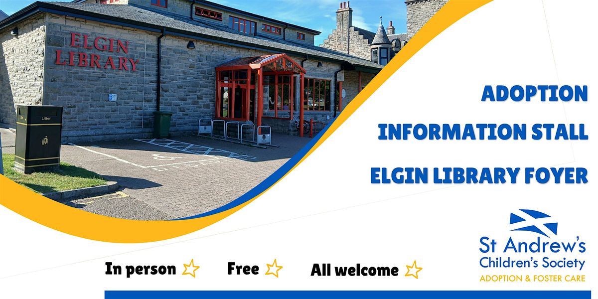 Adoption Information Stall in Elgin Library