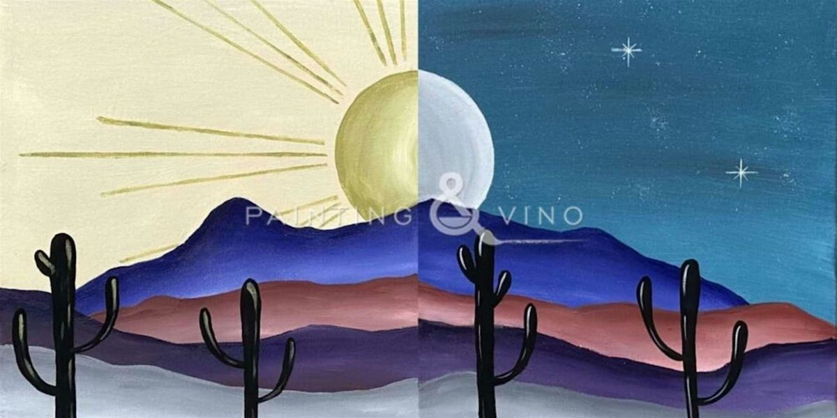 Day and Night - Paint and Sip by Classpop!\u2122