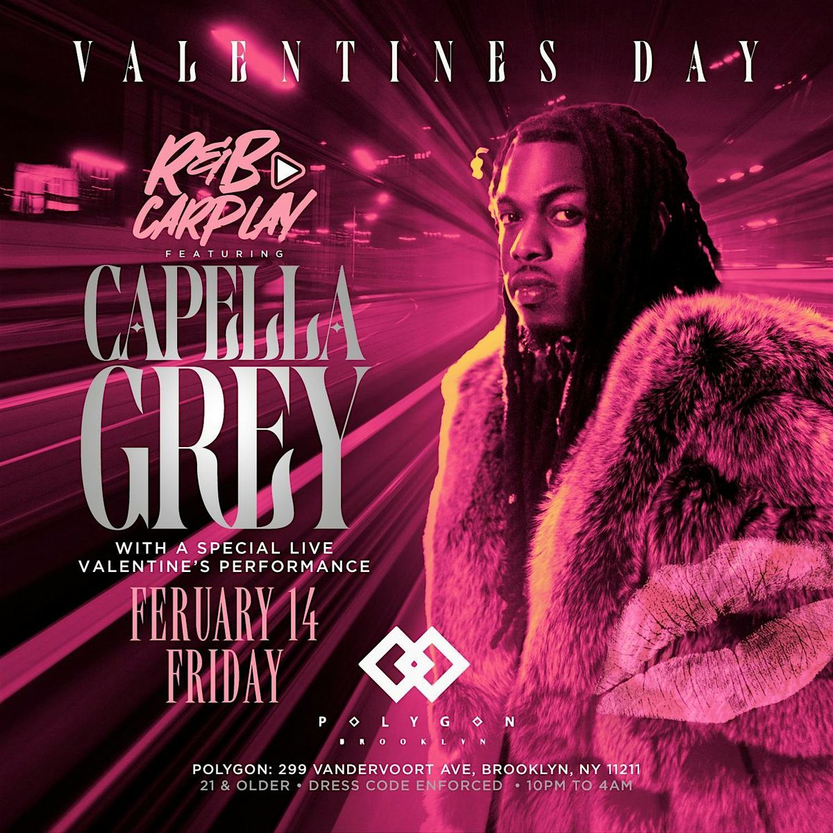 Capella Grey, Vontee The Singer, Lou Got Cash and more Live Valentines Day