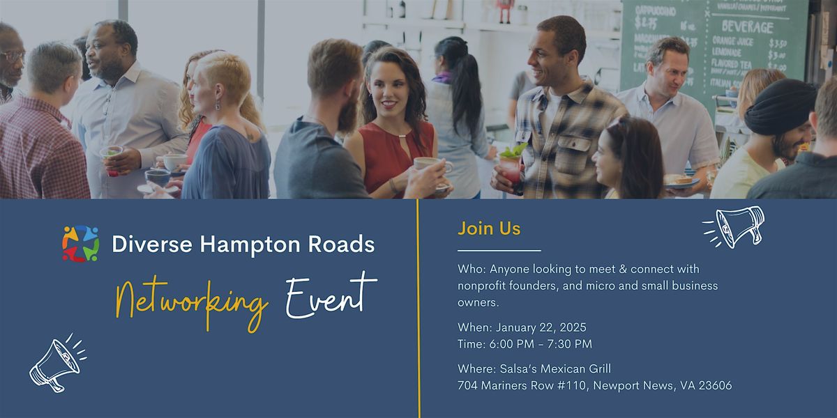 Diverse Hampton Roads Networking Event (Peninsula)