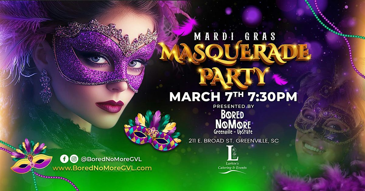 Mardi Gras Masquerade Party!