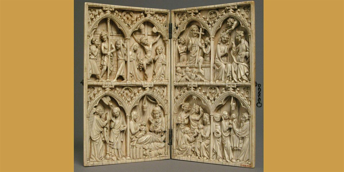 Virtual Art in Focus: Unknown French Artist, Diptych, ca. 1350-1400, ivory.