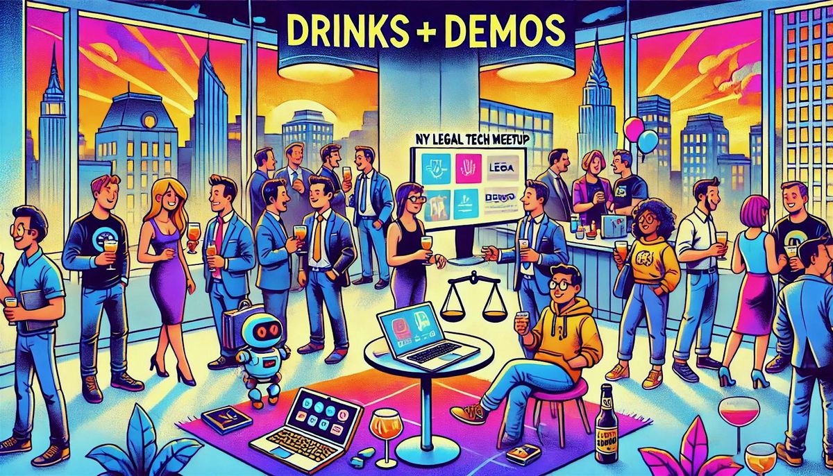 #nylegaltech "Drinks + Demos" (1\/30 @Fried Frank)