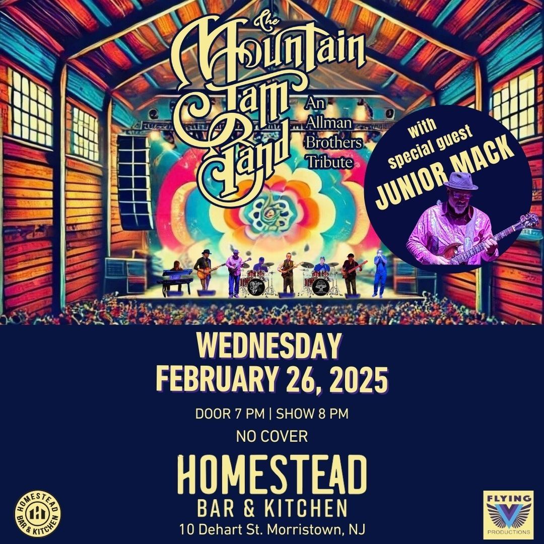 The Mountain Jam Band - an Allman Brothers Tribute with JUNIOR MACK at Homestead Morristown, NJ