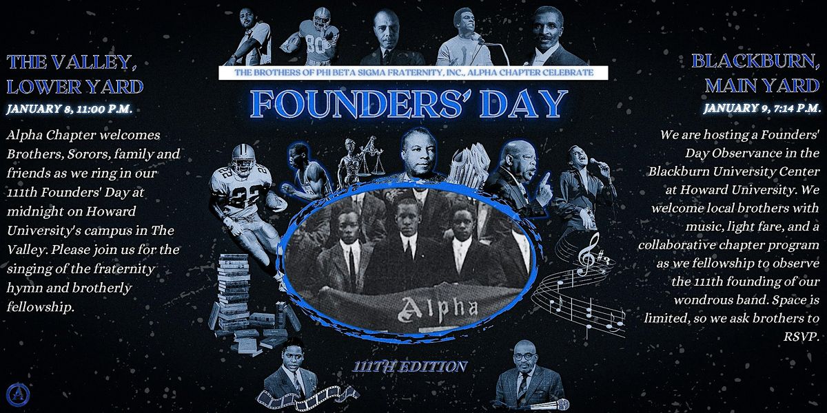 111th Founders' Day Observance - Phi Beta Sigma Fraternity, Inc.