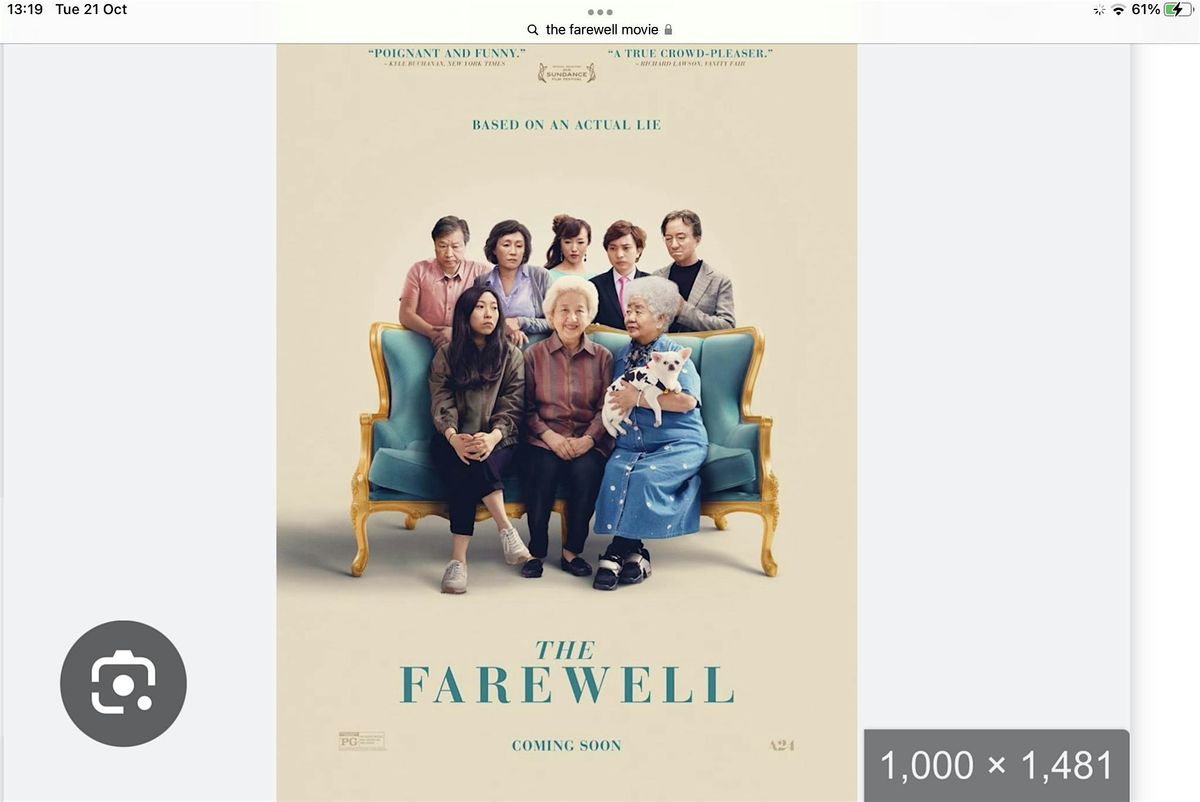 The Farewell - Film Night for the Soroptimists 2025
