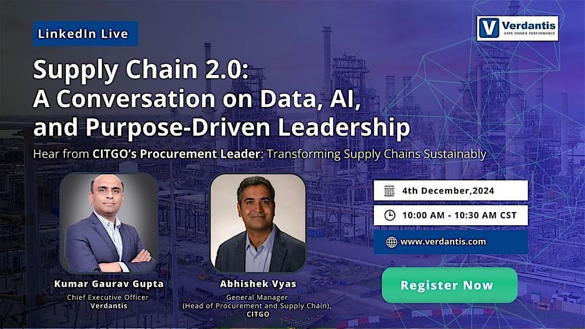 Supply Chain 2.0: A Conversation on Data, AI, and Purpose-Driven Leadership