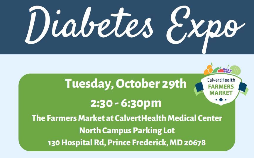 Diabetes Expo - CalvertHealth Farmers Market