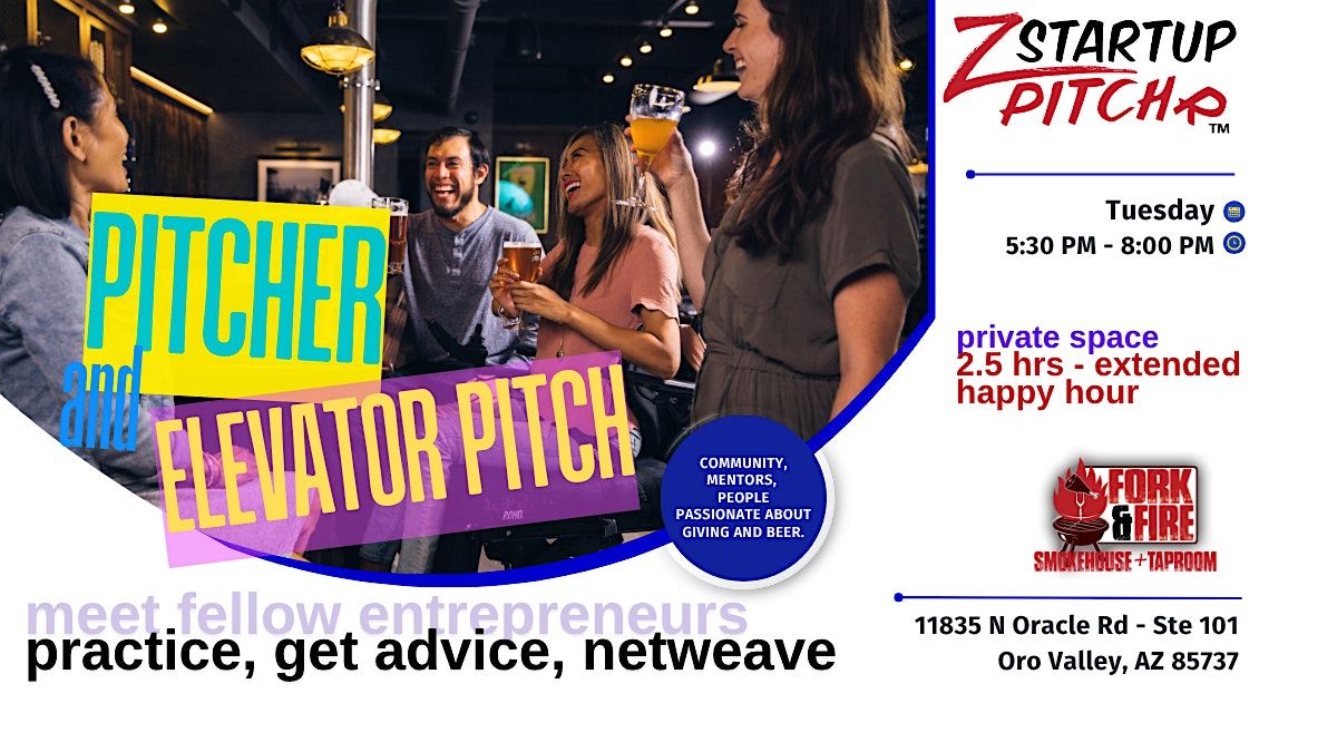 September 2 - Startup PITCHR - Startups, Pitchers, Pitches, and Netweaving