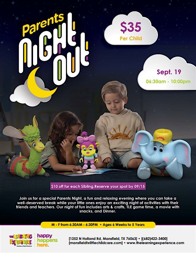 TLE Mansfield-Parents Night Out