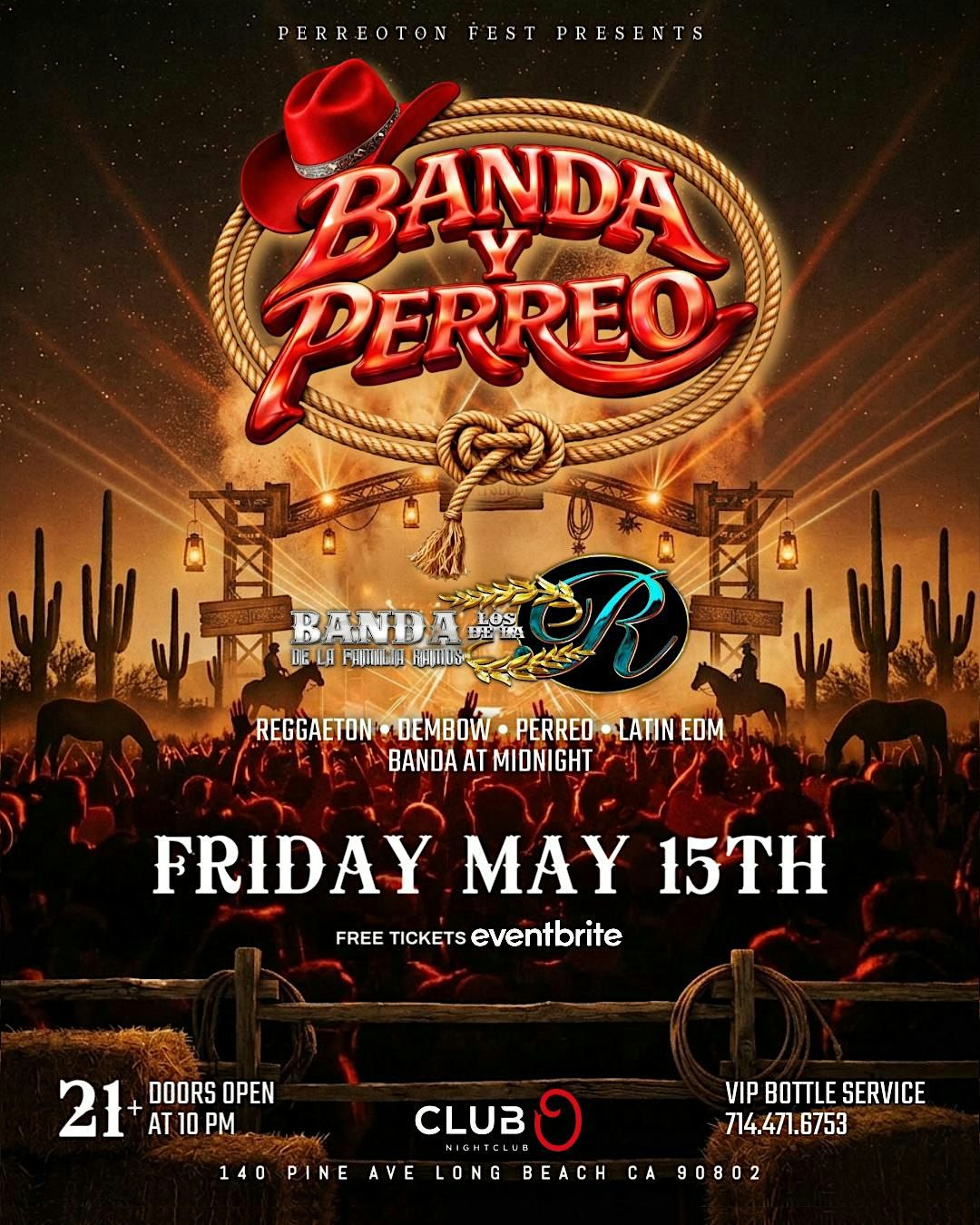BANDA Y PERREO - FREE WITH RSVP