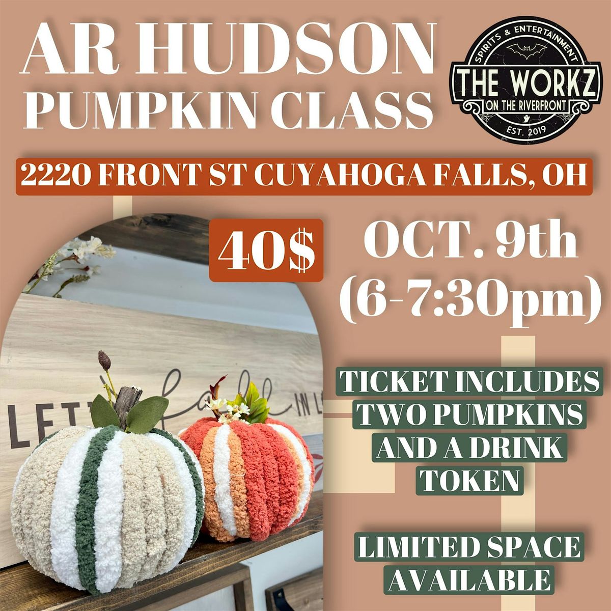 PUMPKIN CLASS (with AR Hudson)