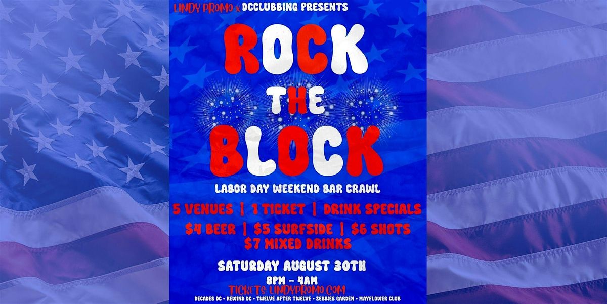 Labor Day Weekend Bar Crawl \u2013 Red, White & Boozy (Dupont Circle)