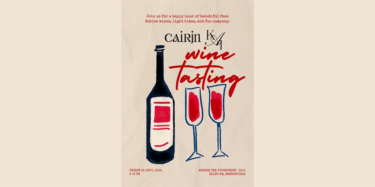 Cairjn Wine Tasting at Kelly Archer Interiors