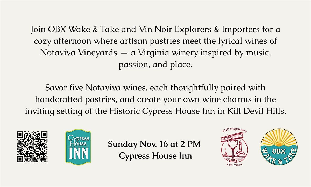 Notes & Nibbles: Wine Pairing