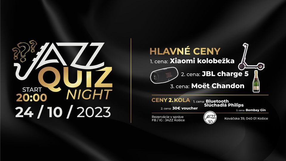 JAZZ QUIZ NIGHT | 2. Kolo