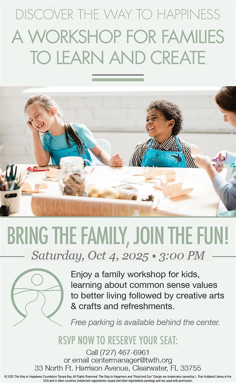 The Way to Happiness Kids Workshop