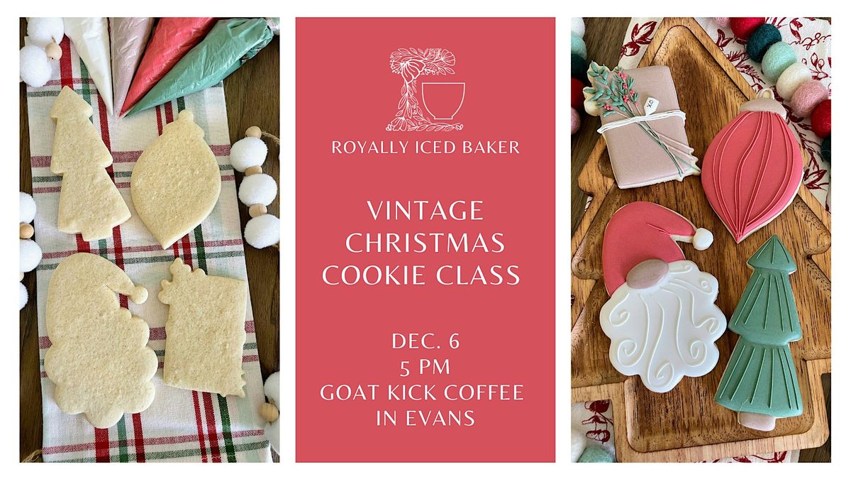 Vintage Christmas Cookie Decorating Class